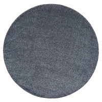 Kusový koberec Apollo Soft antra kruh - 300x300 (průměr) kruh cm Vopi koberce