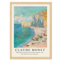 Plagát v ráme 55x75 cm Claude Monet – Wallity
