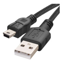 EMOS SM7009BL USB kábel 2.0 A/M - mini B/M 2m čierny