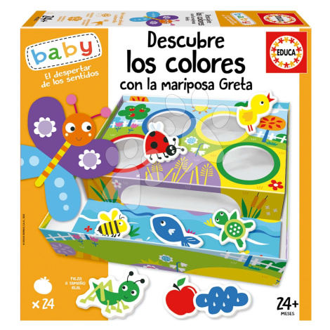 Náučná hra pre najmenších Discover the colours with the Butterfly Greta Educa Učíme sa farby so 