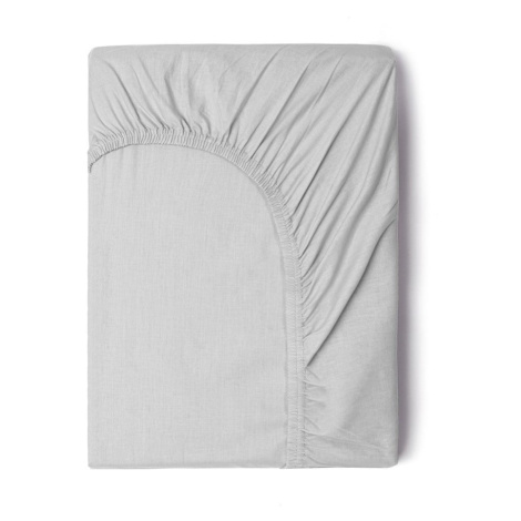 Sivá bavlnená elastická plachta Good Morning, 180 x 200 cm