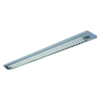 Rastrové LED svietidlo 444 s G13/T8, striebro