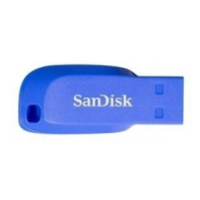 SanDisk Cruzer Blade 32 GB, elektrická modrá
