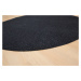 Kusový koberec Quick step antracit kruh - 200x200 (průměr) kruh cm Vopi koberce