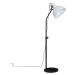 vidaXL Podlahová lampa 25 W biela 30x30x90-150 cm E27