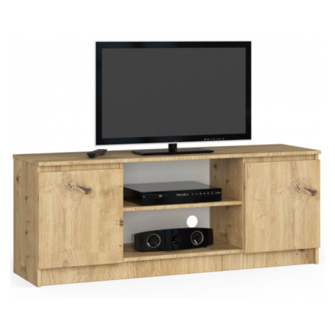 Stolík pod TV RTV 140 2D 1P dub artisan