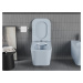 Mexen Teo, závesné WC Rimless s WC doskou slim, duroplast, šedá-modrá matná, 30854069