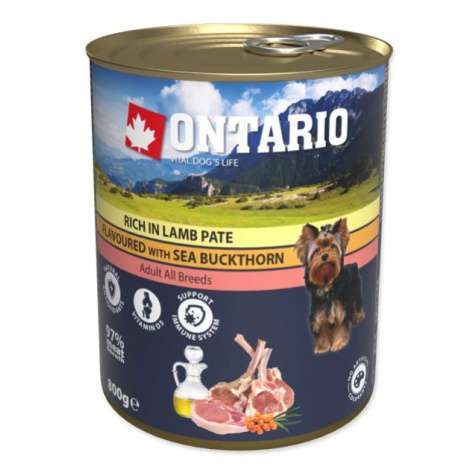 Konzerva Ontario jahňacie s bylinkami, paté 800g