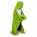 Cozy Noxxiez BL817 Korytnačka- hrejivá deka s kapucňou so zvieratkom a labkovými vreckami