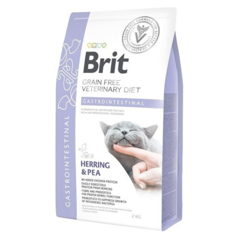 BRIT Veterinary diet grain free gastrointestinal granuly pre mačky, Hmotnosť balenia: 5 kg