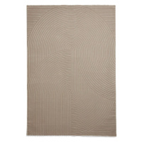 Svetlohnedý umývateľný koberec z recyklovaných vlákien 160x230 cm Flores – Think Rugs
