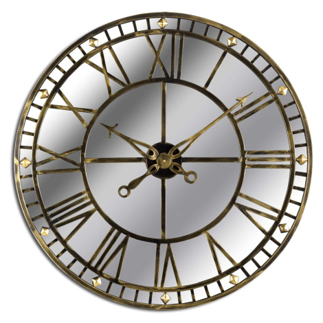 Estila Zrkadlové dizajnové nástenné hodiny Dorian 80cm