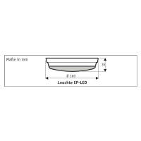 Prisadené LED svietidlo pre Eco Plano II, bronz