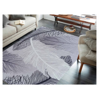 DY Sivý moderný koberec Lyx Rozmer: 80x150 cm