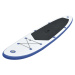 vidaXL Stand up paddleboard SUP, nafukovací, modro biely