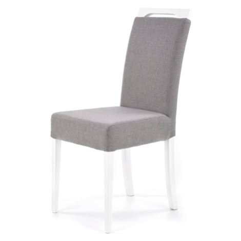 Sconto Jedálenská stolička CLORAUN sivá/biela Houseland