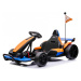mamido Detská elektrická motokára McLaren Drift oranžová
