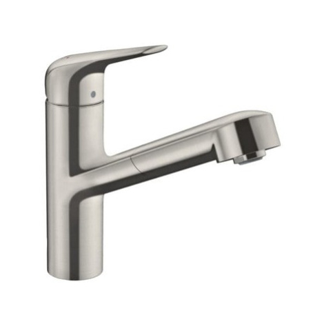 Drezová batéria Hansgrohe Focus s vyťahovacou sprškou vzhled nerezu 71829800