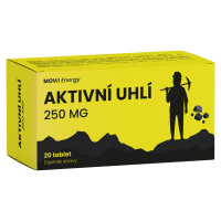 MOVIT ENERGY Aktívne uhlie 250 mg, 20 tabliet