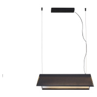 Ludovico Povrchové závesné svetlo LED, 60 cm, čierna