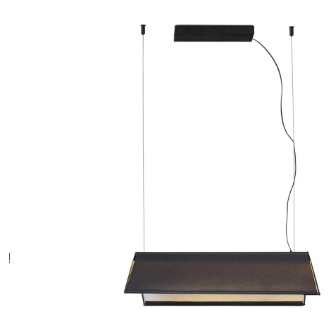 Ludovico Povrchové závesné svetlo LED, 60 cm, čierna FARO BARCELONA