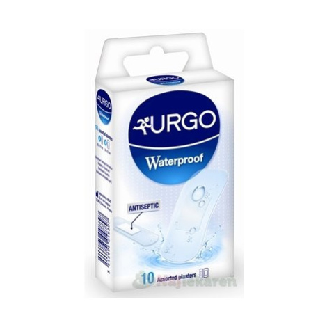 URGO Waterproof vodeodolná náplasť priehľadná, 2 veľkosti, 10ks