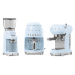 50's Retro Style pákový kávovar na Espresso / Cappucino 15 barov 2 cup pastelovo modrý - SMEG