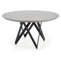 Sconto Jedálenský stôl GESTAMU sivý mramor/čierna