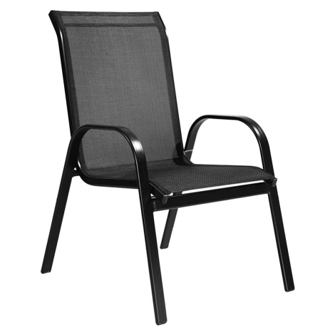 NABBI Arkadia záhradná stolička čierna
