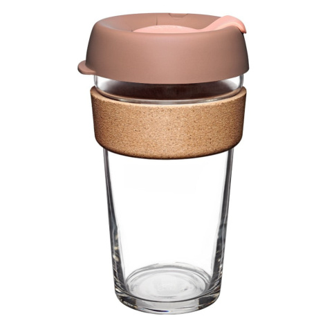 Ružový/hnedý cestovný hrnček 454 ml Brew Frappe L – KeepCup