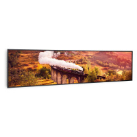 Klarstein Wonderwall Air Art Smart, infračervený ohrievač, vlak, 120 x 30 cm, 350 W