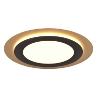 Sconto Stropné LED svietidlo MORGAN 2 zlatá/čierna