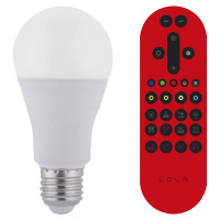 Just Light. Múdra LED žiarovka Lola, E27, A60, RGB +2700-5000K, 810 lm, + ovl.