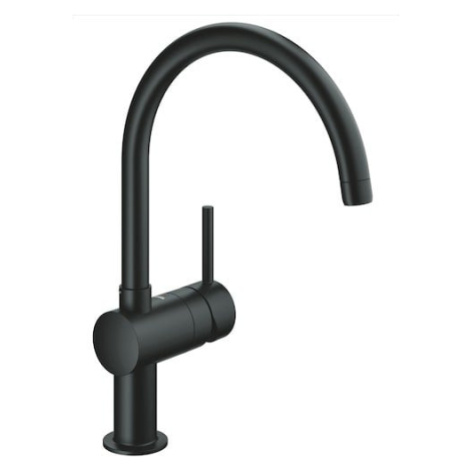 Drezová batéria Grohe Minta s otočným ramienkom velvet black 32917KS0