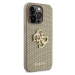 Guess PU Perforated 4G Glitter Metal Logo Apple iPhone 14 Pro Max GUHCP14XPSP4LGD Gold