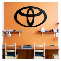 Drevený znak na stenu - Logo Toyota