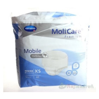 MoliCare Premium Mobile 6 kvapiek XS modré, plienkové nohavičky naťahovacie, 14ks