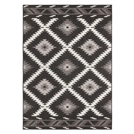 Kusový koberec Twin Supreme 103429 Malibu black creme – na ven i na doma - 80x150 cm NORTHRUGS -
