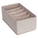 Béžový organizér do zásuvky s priehradkami Bigso Box of Sweden Drawer, 16,5 x 11 cm