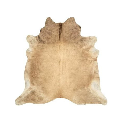 Koberec z pravej hovädzej kože 150 × 170 cm béžový SHUMEE