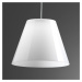 Rotaliana Dina – biele závesné LED svietidlo