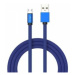 USB Kábel Ruby Series Micro USB 1m, modrý VT-5341 (V-TAC)