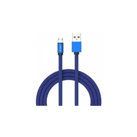 USB Kábel Ruby Series Micro USB 1m, modrý VT-5341 (V-TAC)