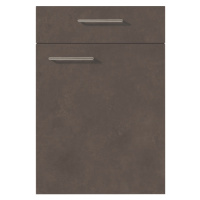 Vzorka kuchynských dvierok Naturel Rebeca 839, Betón terra šedý imitácia VZOREKREBECA839