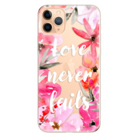 Odolné silikónové puzdro iSaprio - Love Never Fails - iPhone 11 Pro Max
