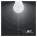 Žiarovka LED E27 4,5W, 4500K, 470lm, 3-balenie, G45 VT-2176 (V-TAC)
