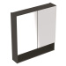 Geberit Selnova Square - Zrkadlová skrinka 850x588x175 mm, 2 dvierka, lávová mat 501.265.00.1