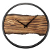 Sconto Nástenné hodiny FOREST drevo/kov, priemer 45 cm
