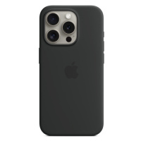 iPhone 15 Pro Silicone Case with MS - Black