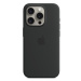 iPhone 15 Pro Silicone Case with MS - Black